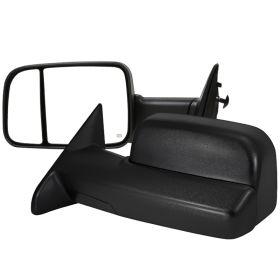 2009-2012 Dodge Ram 1500/2500/3500 Power + Heated Towing Mirrors  - RMX-RAM0915H-P-ZM
