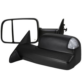 2013-2015 Dodge Ram 1500/2500/3500 Power + Heated w/LED Signal Towing Mirrors  - RMX-RAM13LED25H-P-FS