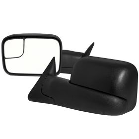 1994-2002 Dodge Ram 1500/2500/3500 Manual Towing Mirrors  - RMX-RAM94-M-ZM