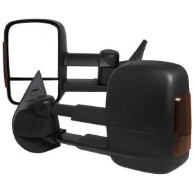 2007-2013 Chevrolet Silverado 1500 Power + Heated w/LED Signal Towing Mirrors  - RMX-SIV07LEDH-P-FS