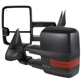 1999-2002 Chevrolet Silverado 1500 Power + Heated w/Chrome Cover Towing Mirrors  - RMX-SIV99G3LEDHP-FS