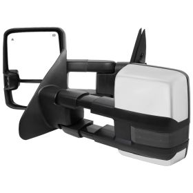 2007-2017 Toyota Tundra Chrome Power + Heated w/LED Signal Towing Mirrors  - RMX-TUN07G2GLEDHP-FS