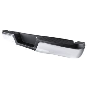 2015-2017 Ford F-150 Chrome Rear Bumper  - SRB-F15015CR-FS