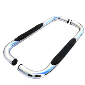 1988-1998 Chevrolet C10 Standard Cab Chrome 3" Side Step Bar  - SSB3-C1088RCS2-WB