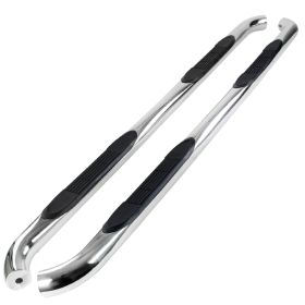 2015-2019 Chevrolet Colorado Crew Cab Chrome 3" Side Step Bar  - SSB3-COL15CCS2-WB