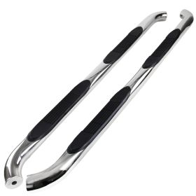 2015-2019 Chevrolet Colorado Extended Cab Chrome 3" Side Step Bar  - SSB3-COL15XCS2-WB