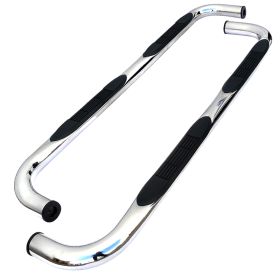 2006-2011 Jeep Commander Chrome 3" Side Step Bar  - SSB3-COMM06S2-WB