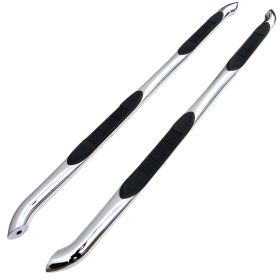 2011-2013 Dodge Durango 4DR Chrome 3" Side Step Bar  - SSB3-DUR114S2-WB