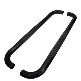 2009-2013 Ford F-150 Standard Cab Black 3" Round Side Step Bar  - SSB3-F15009RCBK-WB