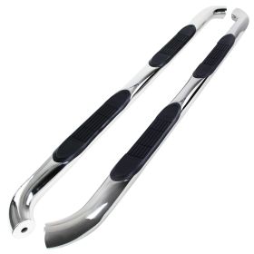 2015-2019 Ford F-150 Super Cab Chrome 3" Side Step Bar  - SSB3-F15015SCS2-WB