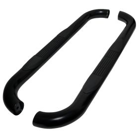 1999-2012 Ford F250/f350/f450/f550 Standard Cab Black 3" Round Side Step Bar  - SSB3-F25099RCBK-WB