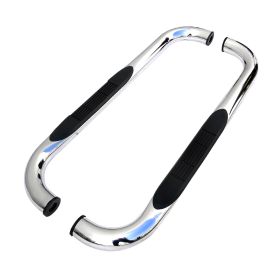 2009-2016 Dodge Ram 1500 Standard Cab Chrome 3" Side Step Bar  - SSB3-RAM0915RCS2-WB
