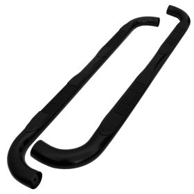 2019-2020 Ram Truck 1500 Quad Cab Gloss Black 3" Side Step Bars  - SSB3-RAM1915QCBK-WB