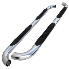 2019-2020 Ram Truck 1500 Quad Cab Chrome 3" Side Step Bars  - SSB3-RAM1915QCS2-WB