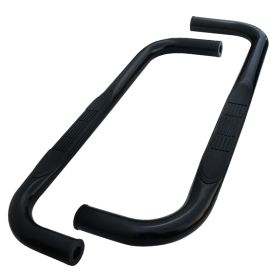 1994-2001 Dodge Ram 1500/2500/3500 Standard Cab Black 3" Round Side Step Bar  - SSB3-RAM94RCBK-WB