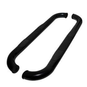 1998-2011 Ford Ranger Standard Cab Black 3" Round Side Step Bar  - SSB3-RAN98RCBK-WB