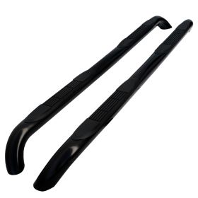 2006-2012 Toyota RAV4 Black 3" Round Side Step Bar  - SSB3-RAV406BK-WB