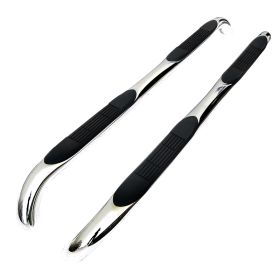 2006-2012 Toyota RAV4 Chrome 3" Round Side Step Bar  - SSB3-RAV406S2-WB
