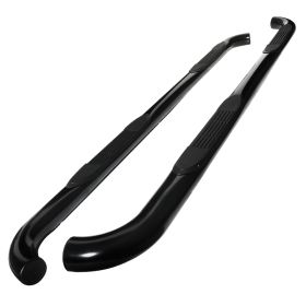 2006-2012 Honda Ridgeline Stainless Finish 3" Round Side Step Bar  - SSB3-RGL05BK-WB