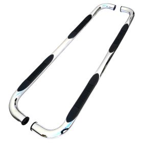 1995-1999 Chevrolet Tahoe 4DR Chrome 3" Round Side Step Bar  - SSB3-TAH954S2-WB