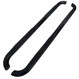 2004-2013 Nissan Titan King Cab Black 3" Round Side Step Bar  - SSB3-TIT04XCBK-WB