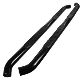 2018-2019 Jeep Wrangler Black 3" Side Step Bars  - SSB3-WRG184BK-WB