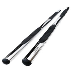 1999-2012 Ford F-250 SuperDuty Stainless Finish 4" Oval Side Step Bar  - SSB4-F25099CCS2-WB