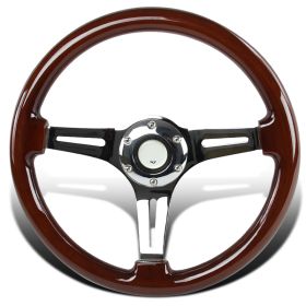 350mm Wooden Steering Wheel - SW-112-W-SD