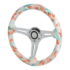 350mm Water TSF Wooden Steering Wheel - SW-H543-1-YM