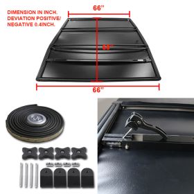 2015-2019 Ford F-150 55 inch Bed TriFold Tonneau Bed Cover  - TC3-F15015-55-MP