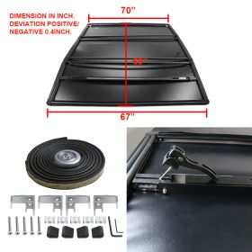 2009-2014 Dodge Ram 1500 5.7 ft. Bed TriFold Tonneau Bed Cover  - TC3-RAM09-58-MP