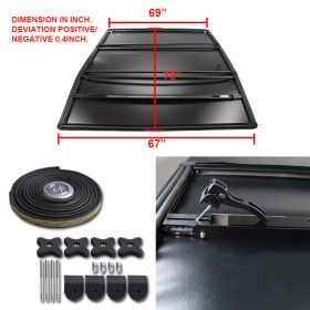 2007-2013 Chevrolet Silverado 1500 5.8 ft. Bed TriFold Tonneau Bed Cover  - TC3-SIV07-58-MP