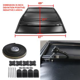 2007-2014 Chevrolet Silverado 1500 6.5 ft. Bed TriFold Tonneau Bed Cover  - TC3-SIV07-65-MP