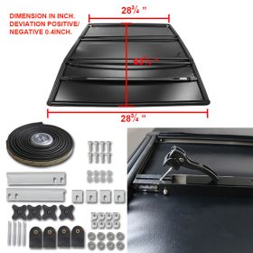 2016-2019 Toyota Tacoma 6 ft. Bed TriFold Tonneau Bed Cover  - TC3-TAC16-6-MP