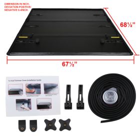 2004-2015 Ford F-150 5.5 ft. Bed TriFold Tonneau Bed Cover  - TC3H-F15004-55-MP