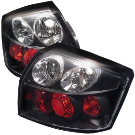 2002-2005 Audi A4 Black Euro Style Tail Lights - 111-AA402-BK