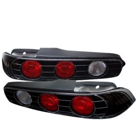 1994-2001 Acura Integra 2DR Black Euro Style Tail Lights - 111-AI94-BK