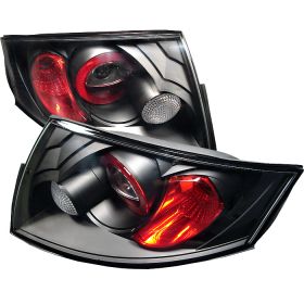 2000-2006 Audi TT Black Euro Style Tail Lights - 111-ATT99-BK