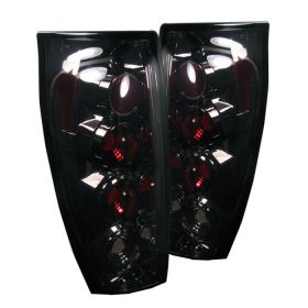 2002-2006 Chevy Avalanche Smoke Euro Style Tail Lights - 111-CAV04-SM