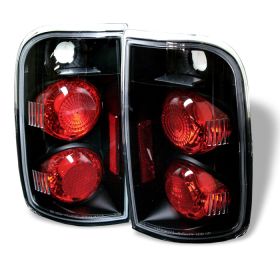 1995-2005 Chevy Blazer Black Euro Style Tail Lights - 111-CB95-BK