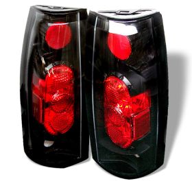 1988-1998 Chevy C/K Series 1500 Black G2 Euro Style Tail Lights - 111-CCK88G2-BK