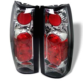1988-1998 Chevy C/K Series 1500 Chrome G2 Euro Style Tail Lights - 111-CCK88G2-C