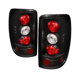 2000-2006 Chevy Suburban Black Euro Style Tail Lights - 111-CD00-BD-BK