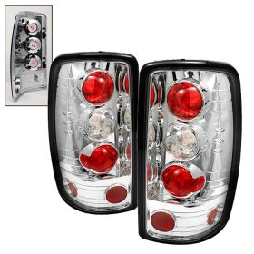 2000-2006 Chevy Suburban Chrome Euro Style Tail Lights - 111-CD00-BD-C