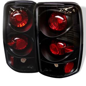 2000-2006 Chevy Suburban Black Euro Style Tail Lights - 111-CD00-BK