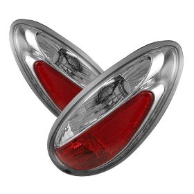 2001-2005 Chrysler PT Cruiser Chrome Euro Style Tail Lights - 111-CPT01-C
