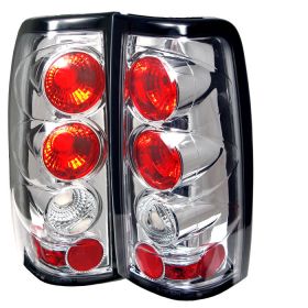 2003-2006 Chevy Silverado 1500 Chrome Euro Style Tail Lights - 111-CS03-C