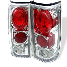 1982-1993 Chevy S-10 Chrome Euro Style Tail Lights - 111-CS1082-C