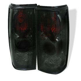 1982-1993 Chevy S-10 Smoke Euro Style Tail Lights - 111-CS1082-SM