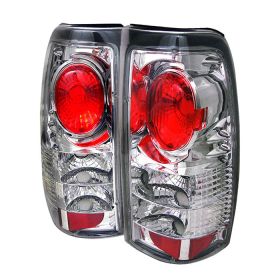 1999-2002 Chevy Silverado 1500 Chrome Euro Style Tail Lights - 111-CS99-C